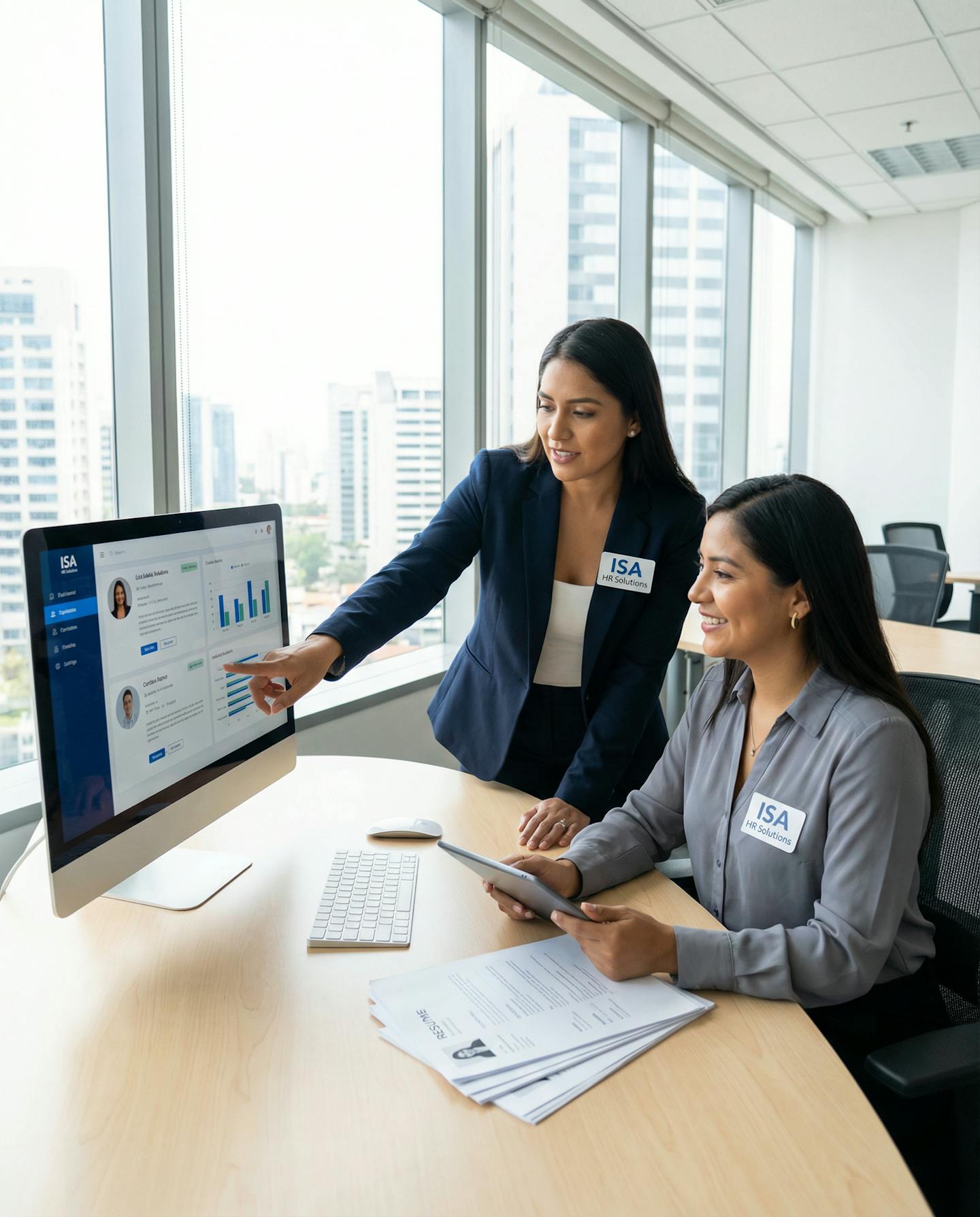 How It Works step: Vetting — DISC-informed hiring methodology.