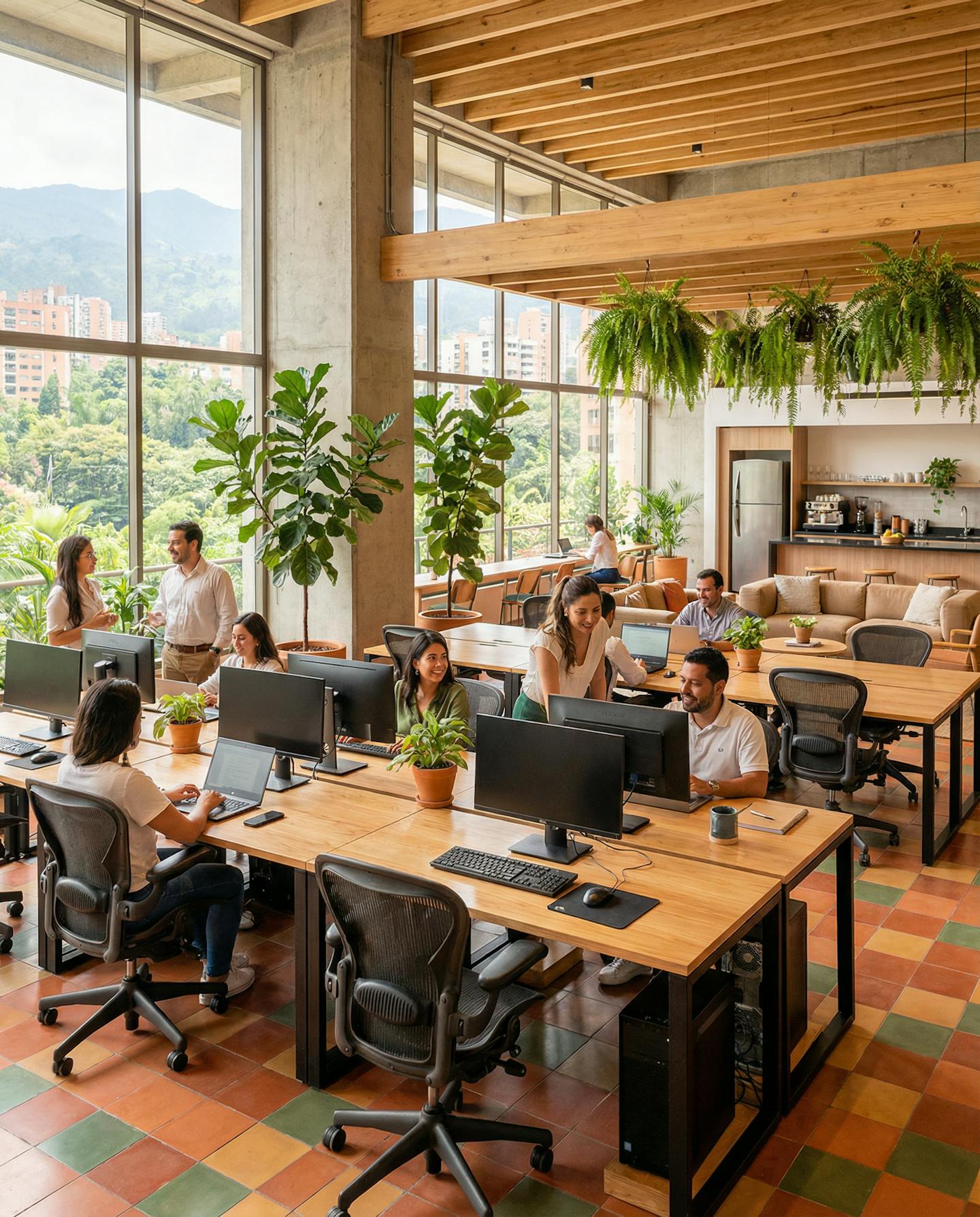 Office environment — our LatAm workspace showing the professional setting.