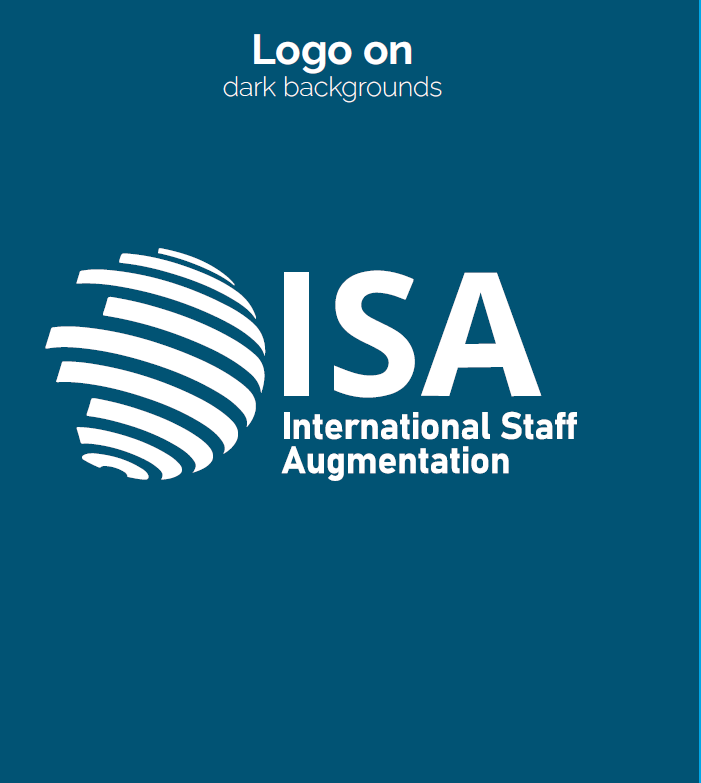 ISA International Staff Augmentation white logo